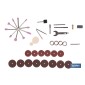 Kit de accesorios para multiherramienta rotativa | Incluye discos, fresas, brocas, lijas y accesorios de pulido | Compatible co