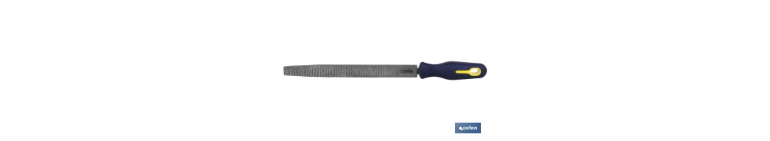 Escofina plana paralela | Mango intercambiable y ergonómico | Dos medidas disponibles