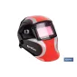 Casco de soldadura automático Red Surfing | Solar, oscurecimiento automático DIN 9-13 | 4 sensores y visor amplio DIN 9-13 | Ad