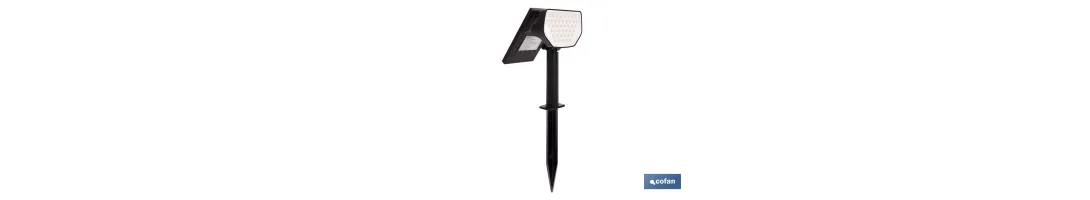 Pack de 4 apliques solares LED con sensor | Instalación en pared o suelo | Dos modos de iluminación | 3000 K, batería 3,7 V, 15