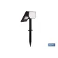 Pack de 4 apliques solares LED con sensor | Instalación en pared o suelo | Dos modos de iluminación | 3000 K, batería 3,7 V, 15