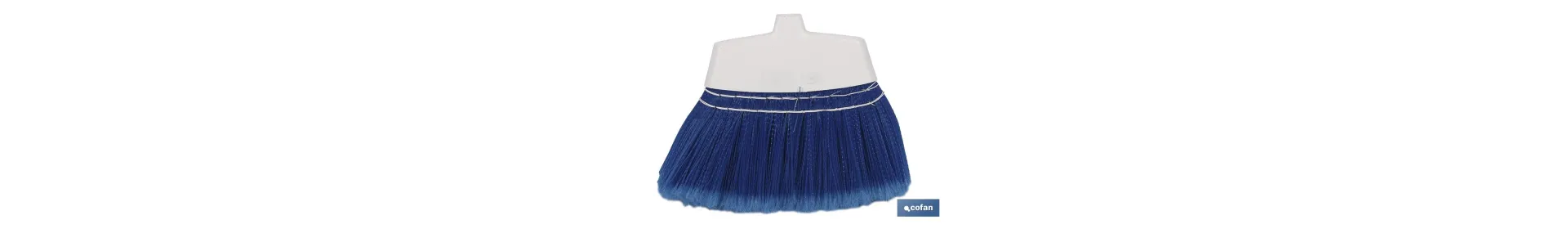 Escoba de Barrer | Modelo Arusa | Color Azul | Uso industrial y doméstico | Para exteriores y jardines