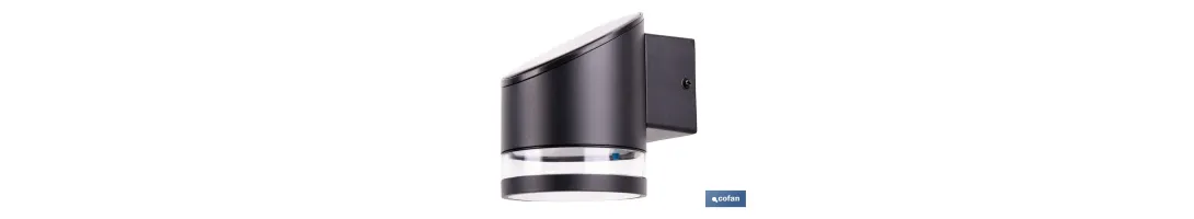 Aplique de pared LED solar exterior | Sensor crepuscular, 3000 K, 70 lm | Disponible en diferentes colores