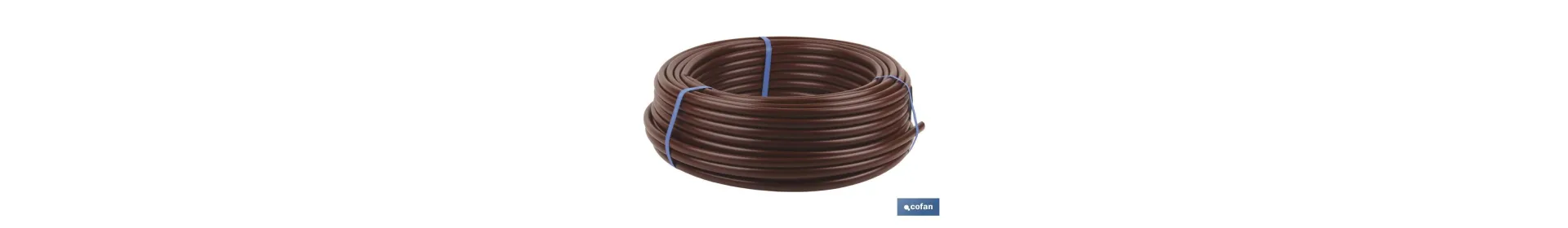Tubo de riego por goteo (no incluye goteros) | Material resistente a la intemperie | Ideal para jardinería y agricultura