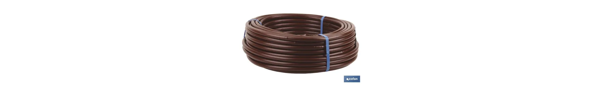 Tubo de riego por goteo con goteros | Material resistente a la intemperie | Ideal para jardinería y agricultura