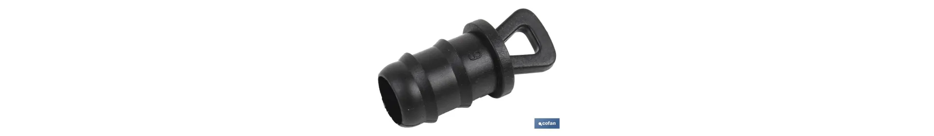 Tapón final de línea para goteo | Recomendado para mangueras de riego | Fácil montaje e instalación
