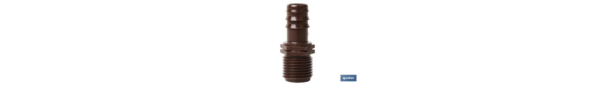 Conector de enlace mixto para riego por goteo o aspersión de rosca 3/4\\\"\\\" | Imprescindible para instalación de riego por g