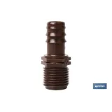 Conector de enlace mixto para riego por goteo o aspersión de rosca 3/4\\\"\\\" | Imprescindible para instalación de riego por g