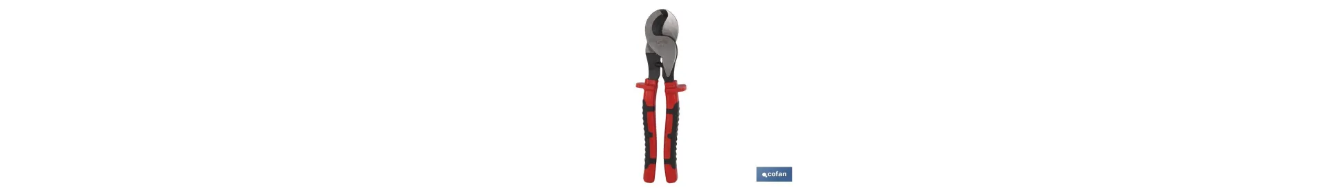 Tenazas cortacables de aluminio y cobre | Para grosores desde 3 hasta 22 mm | Longitud 220 mm