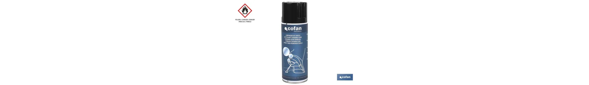 Limpiador de chicle en spray 500 ml | Limpia y permite retirar | Aplicado mediante aerosol