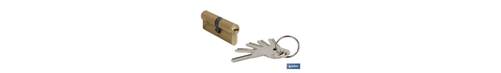 Cilindro Seguridad color (Látón)