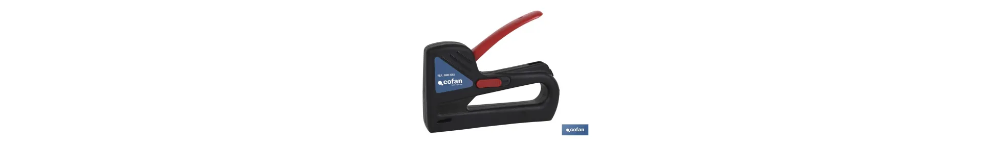 Grapadora y clavadora manual Estándar | Para grapas nº 53 de 6, 8, 10, 12 y 14 mm | Longitud y clavos de M15 y W15 de 15 mm