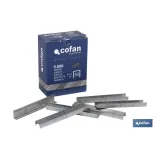 Caja de grapas 5.000 Uds. nº 53 11.5 x Ø 0.60 x 0.75 mm | Con longitudes 6, 8, 10, 12 y 14 mm | Diseñadas para grapado manual