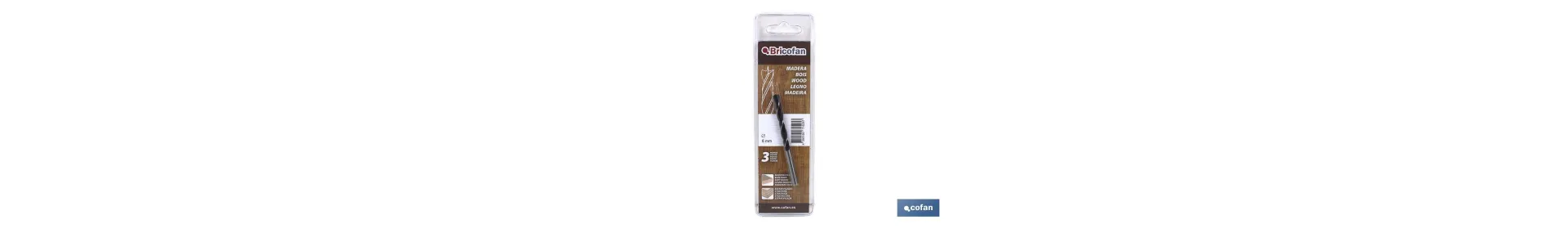 Brocas Bricofan MADERA 3P Blíster