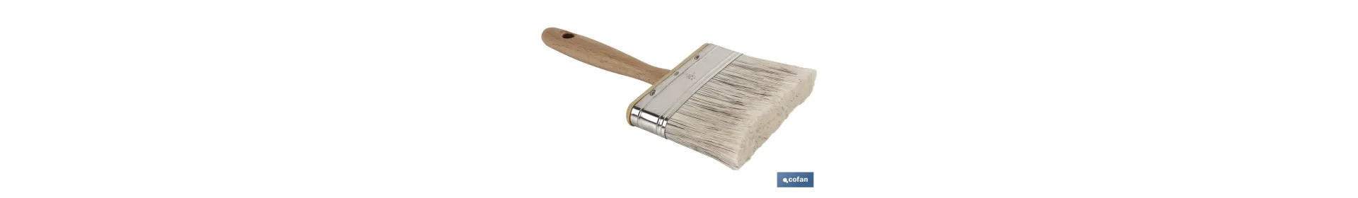 Paletina canaria de fibra | Calidad profesional en trabajos de pintura | Suavidad y finura del acabado final