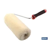Rodillo de lana para pintar interiores y exteriores | Herramienta de uso profesional | Diferentes medidas