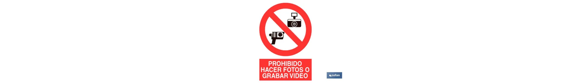 Prohibido fotos y video