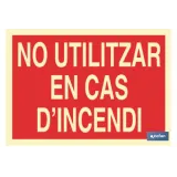 No utilitzar en cas d\\\"incendi