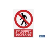 Prohibit pas a peatons
