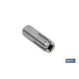 Taco de acero inoxidable de expansión por golpe | Medidas desde M-6 hasta M-10 | Fabricado en acero inoxidable con cono interio