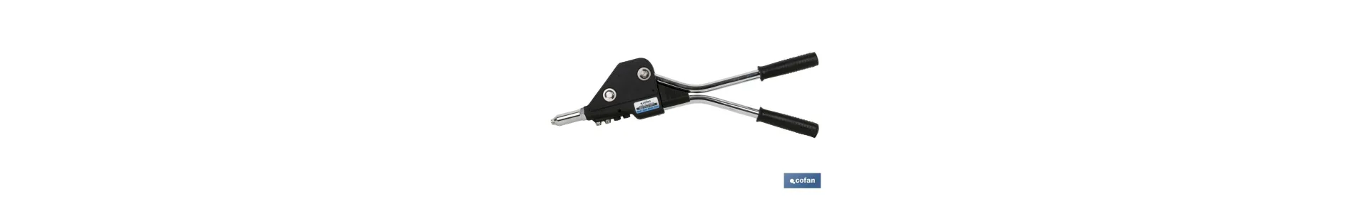 Remachadora industrial profesional para remaches desde 3,0 - 6,4 mm | Sistema de ahorro de energía | Engranaje integrado