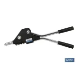 Remachadora industrial profesional para remaches desde 3,0 - 6,4 mm | Sistema de ahorro de energía | Engranaje integrado