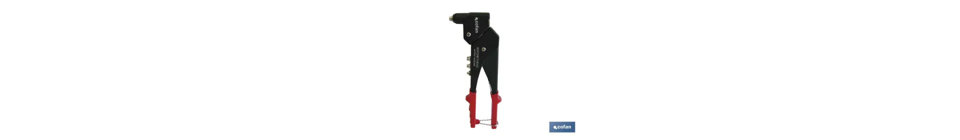 Remachadora profesional con giro 360° | Para remaches desde Ø 2,4 hasta Ø 4,8 / 5,0 mm | Para todo tipo de remaches
