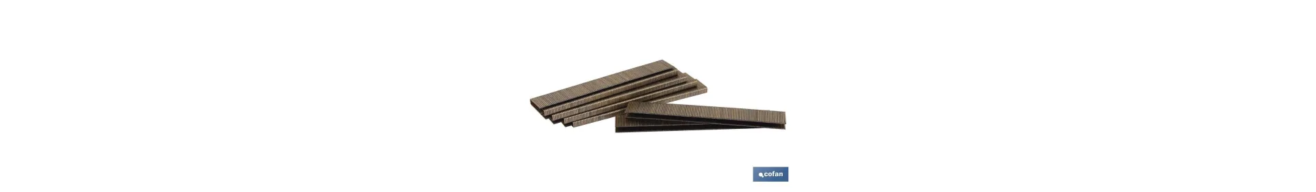 Caja de Grapas | Para Grapadora Neumática | Modelo 90/38mm | 3.000 piezas | Grapas para Grapadora de Aire a Presión