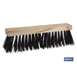 Cepillo barrendero | Ancho de 40 cm | Con fibra dura de pvc