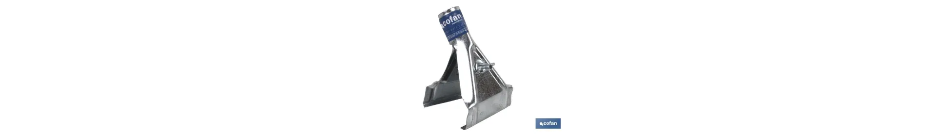Garra metálica para cepillo de barrendero | Ideal para cepillos con soporte de madera | Grapa o acople de metal para barrendero
