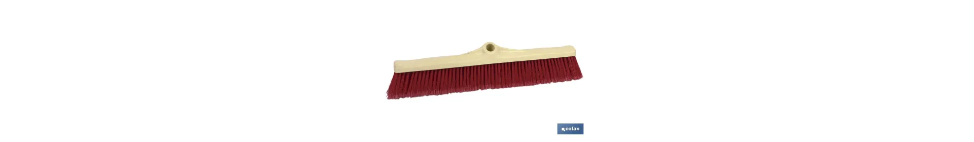 Cepillo industrial de polipropileno suave | Fibras despuntadas | Ancho de 60 cm