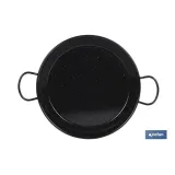 Paellera de acero esmaltadas especial para inducción | Formato tradicional | Diseño con dos asas