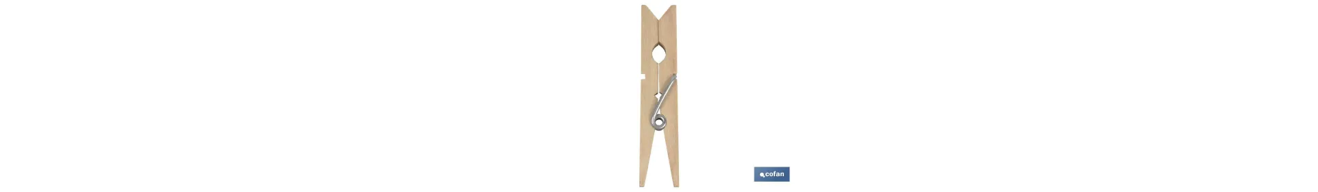 Pinzas de Madera | Pack de 24 Unidades | Primera Calidad | Medida 7 cm de Longitud | Pinzas Multiusos