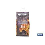 Bolsa con asas de Carbon vegetal | Peso 3 kgs | Alto rendimiento