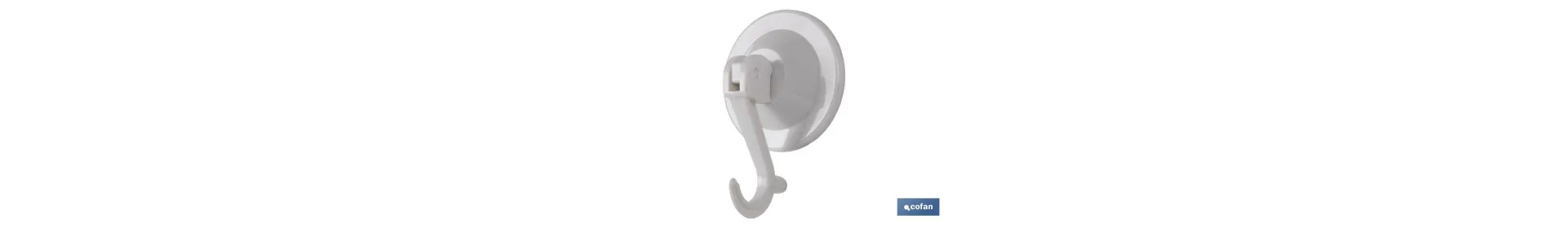 Colgador Ventosa Cierre Seguridad 59mm Diámetro