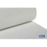 Malla de PVC | Hueco cuadrado de 20 mm | Color blanco | Medida 1 x 25 m