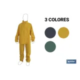 Traje de Agua | Fabricado en PVC y Poliuretano | Varios Colores | Con dos Bolsillos y Capucha oculta en el Cuello
