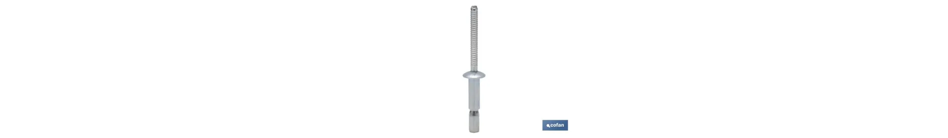 Remaches Acero Estructural Cabeza Alomada
