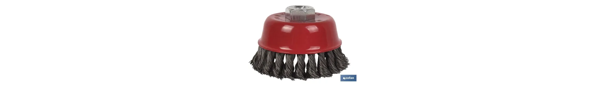 Cepillo Alambre Copa Trenzado M14 Acero