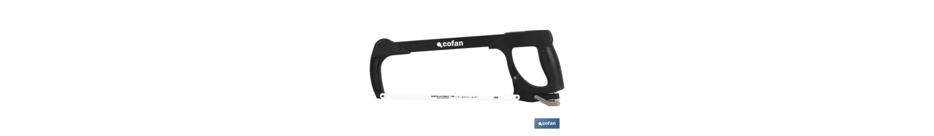 Arco de sierra | Tensión ajustable de metal | Medidas: 12 (300 mm) | 24 TPI