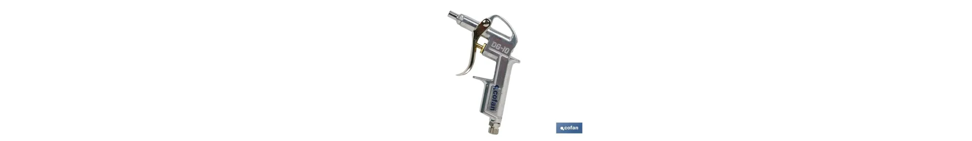 Pistola soplar de aluminio | Pistola de soplado profesional en aluminio | Mango ergonómico para un agarre cómodo