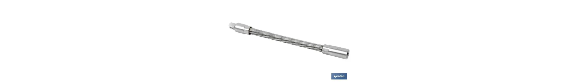 Extensión flexible | Fabricada en acero al cromo vanadio | Longitud de la extensión: 150 mm