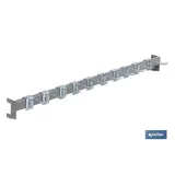 Barra de Carga con 10 Ganchos (10 cm)
