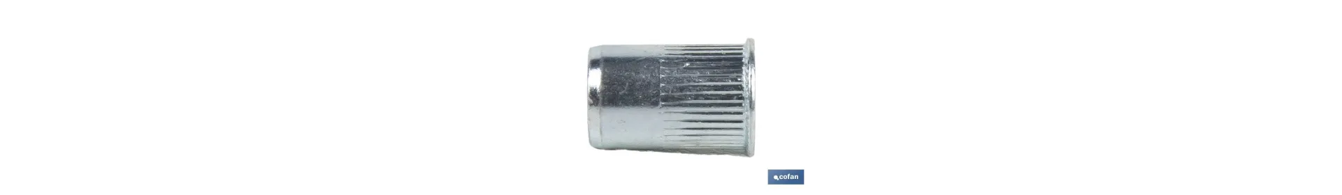 Tuercas Remachables Acero Cabeza Reducida Ranurada