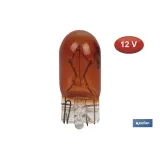 Lámpara sin caquillo W5W 12V | Color: ámbar