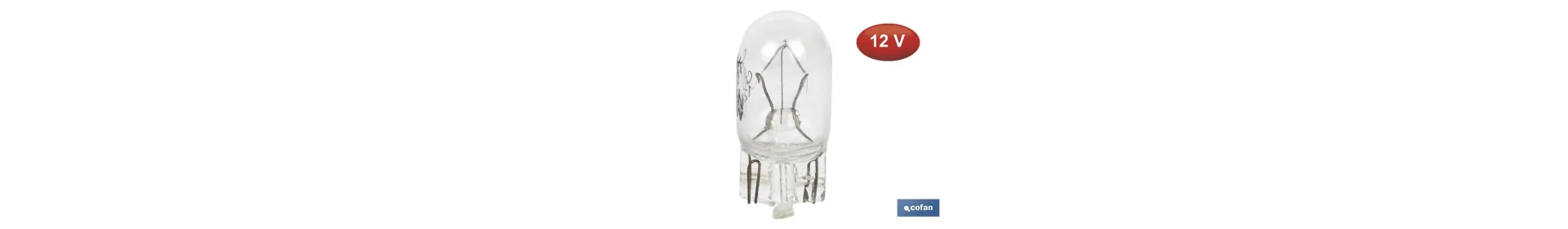 Lámpara sin casquillo W5W 12 V