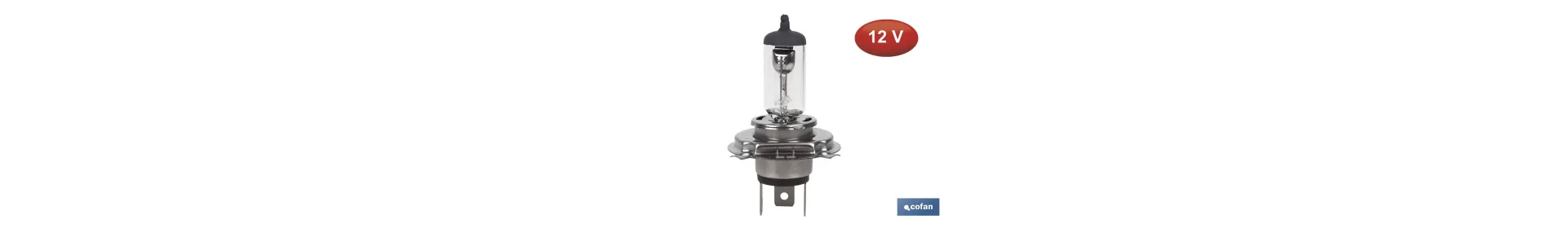 Lámpara halógena H4 (P43t) 12V 60/55 W