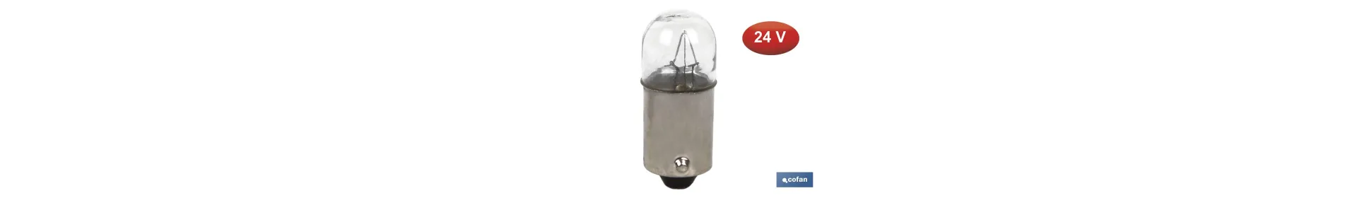 Lámpara con control T4W (BA9s) 24 V