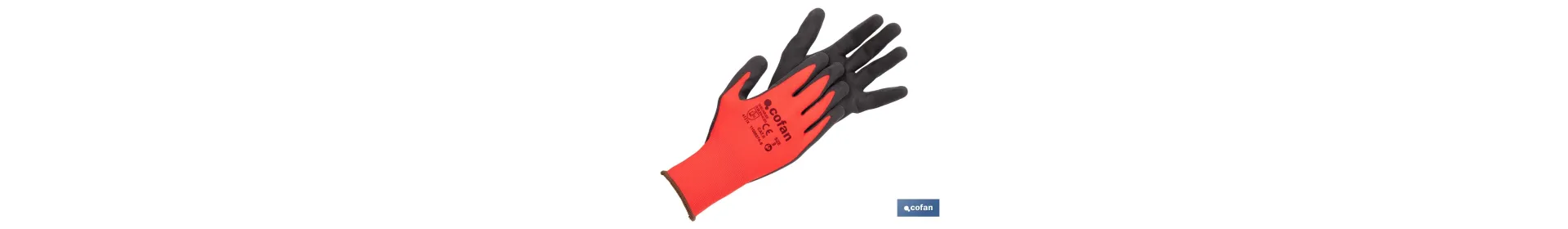 Guantes impregnados de nitrilo modelo Sandy Coating | Ideal para automoción, construcción y manipulación de aceites