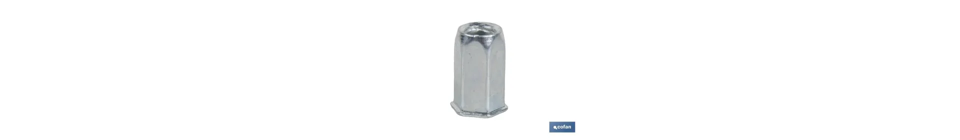 Tuercas Remachables Acero Cabeza Reducida Hexagonal
